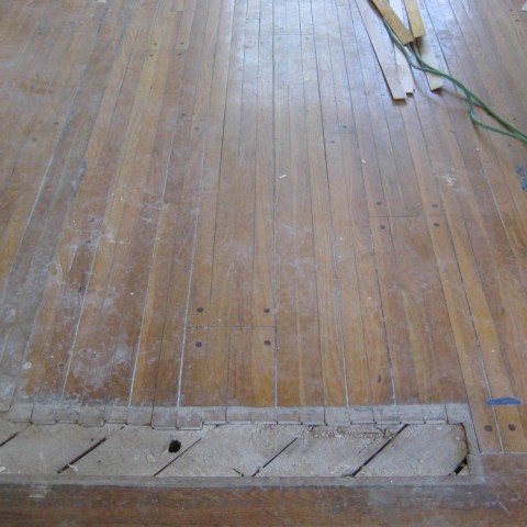 total remodel for hardwood floor